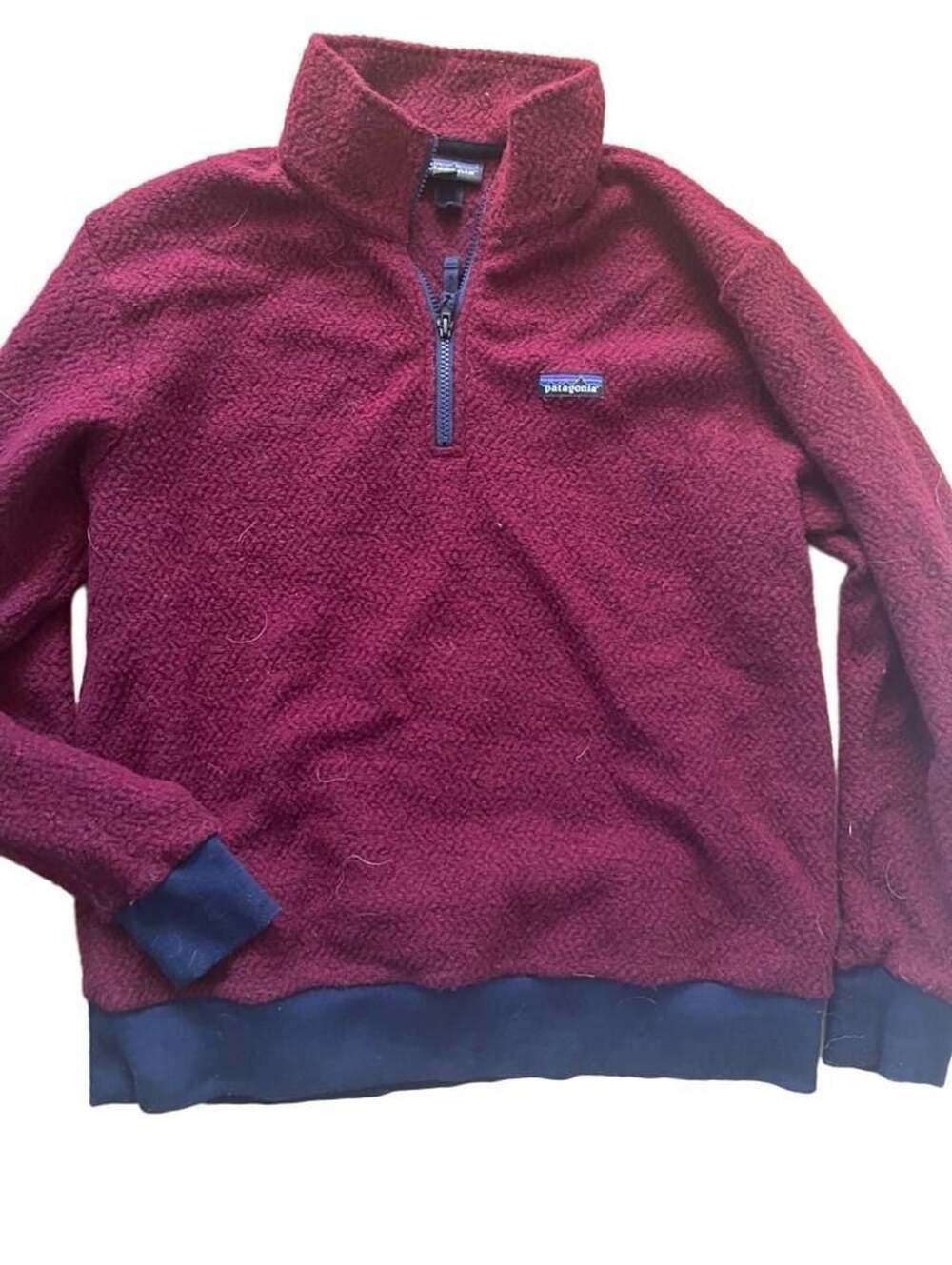Patagonia Woolyester Fleece Pullover Size L Red